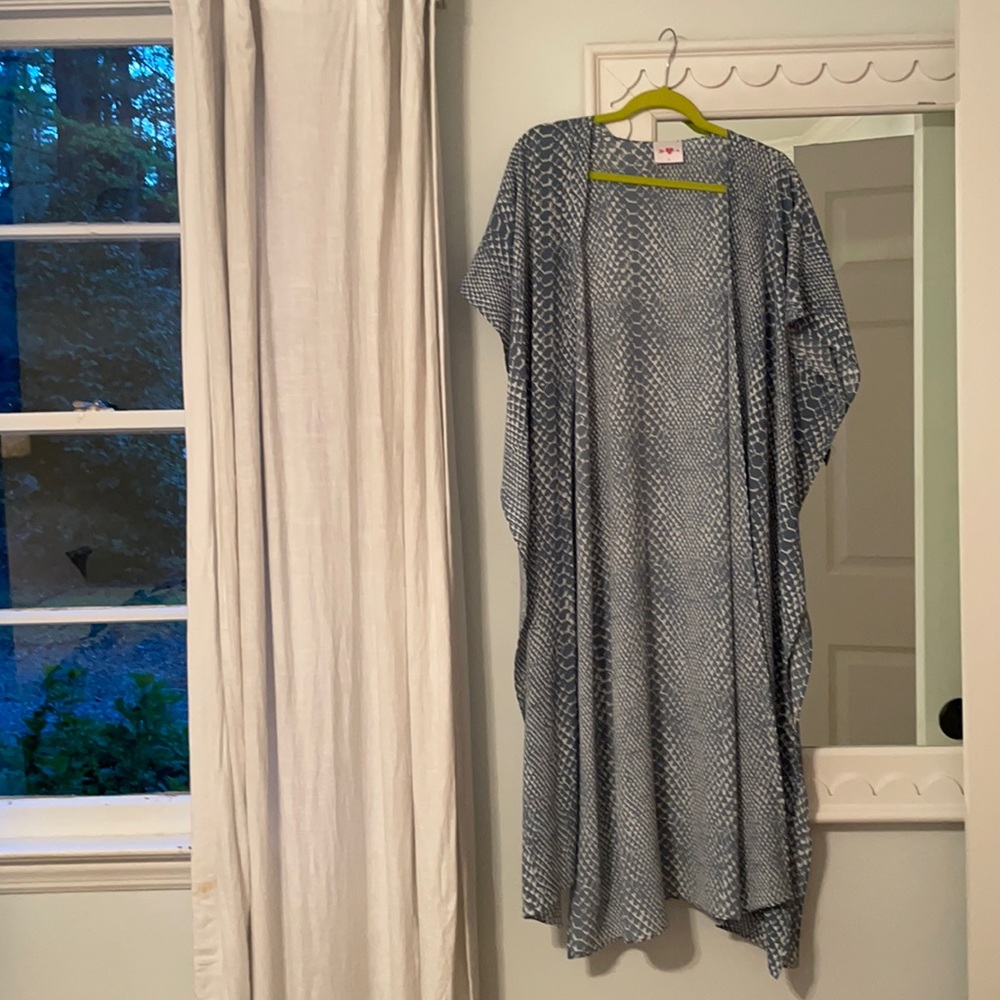 Buddy love snakeskin duster